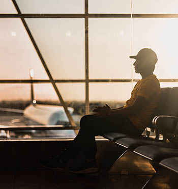 person in the airport