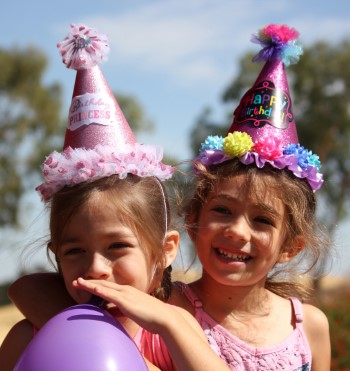 children in a party