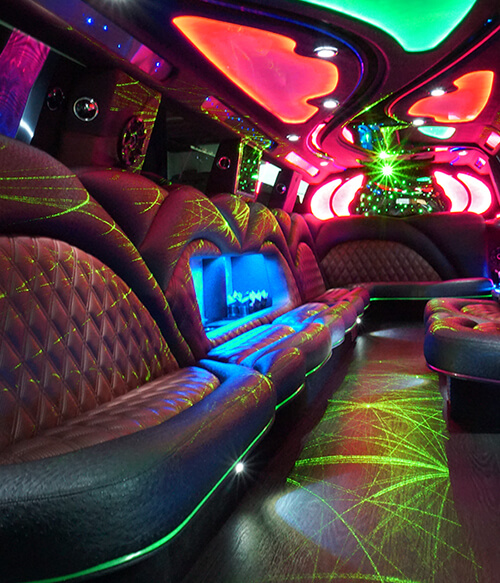 stretch limo with bars